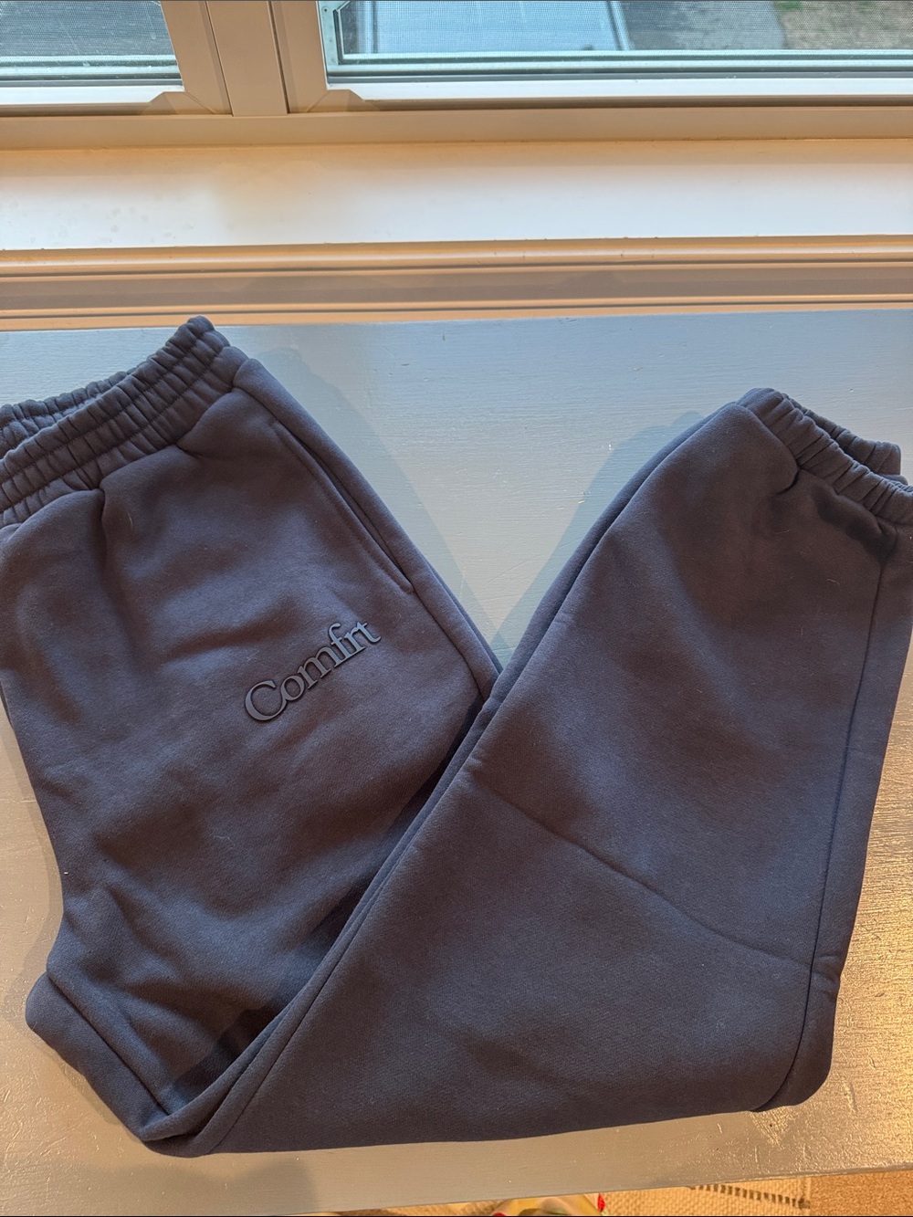 Comfort Minimalist Joggers - Navy Blue, Brand New